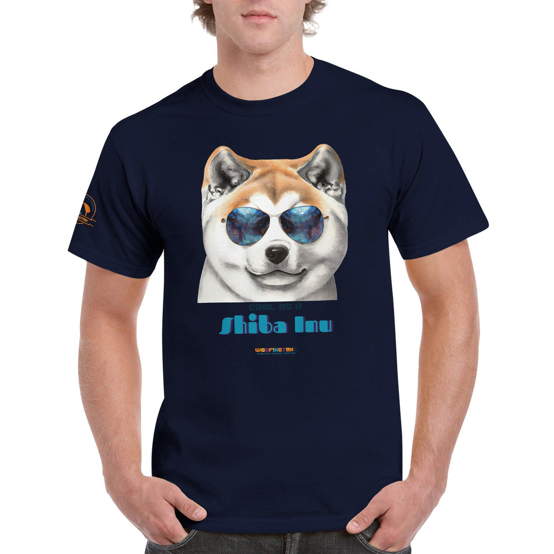 &quot;Cool as a Shiba Inu” - Cool Dog T-Shirt - Woofingtons