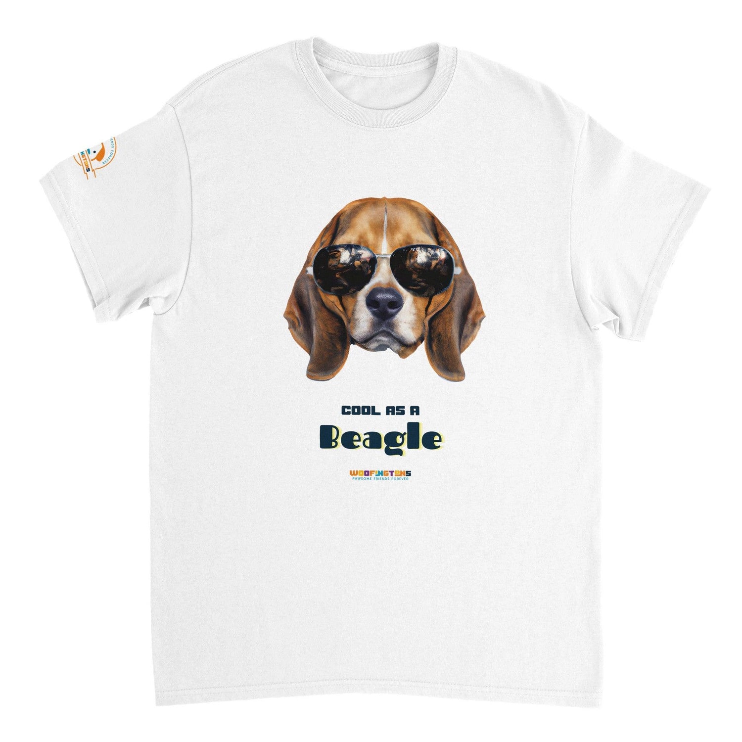 &quot;Cool as a Beagle” - Cool Dog T-Shirt - Woofingtons