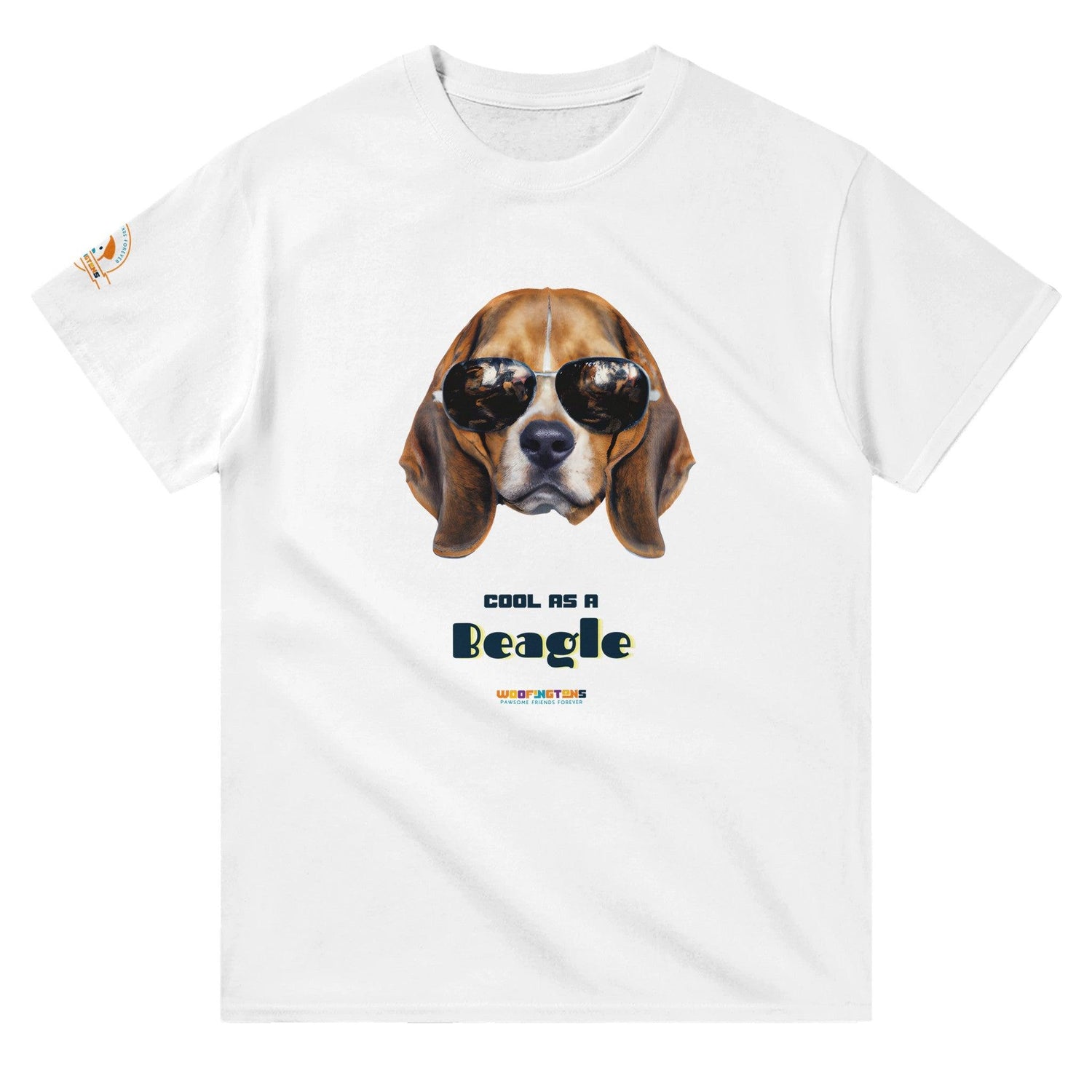 &quot;Cool as a Beagle” - Cool Dog T-Shirt - Woofingtons