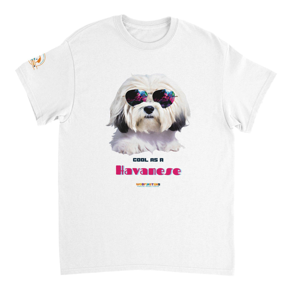 &quot;Cool as a Havanese” - Cool Dog T-Shirt - Woofingtons