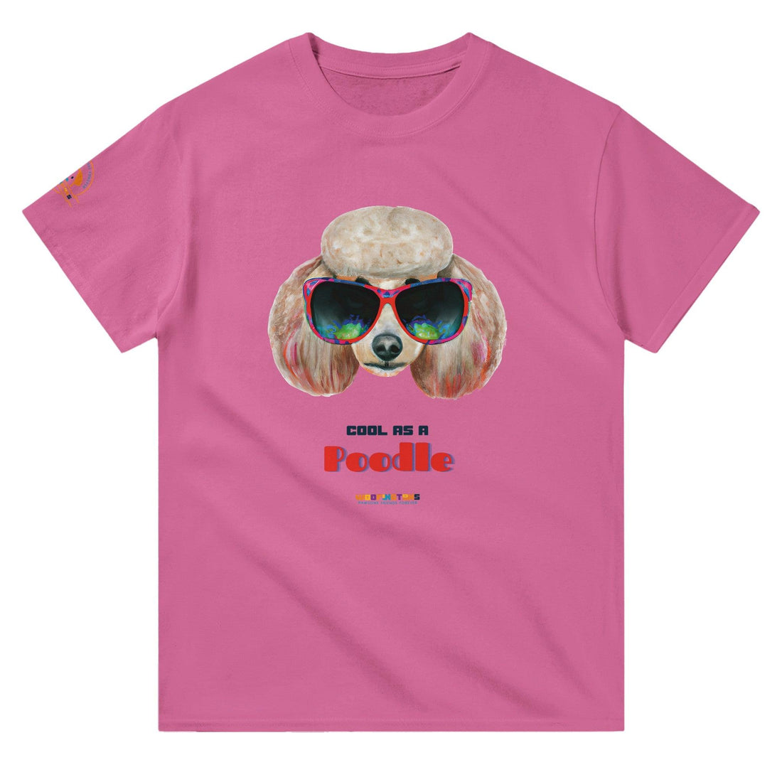 &quot;Cool as a Poodle” - Cool Dog T-Shirt - Woofingtons