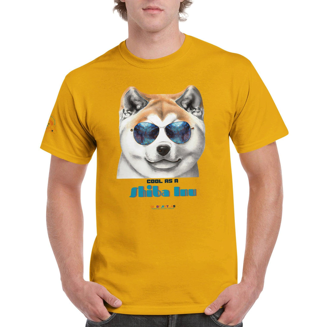 &quot;Cool as a Shiba Inu” - Cool Dog T-Shirt - Woofingtons