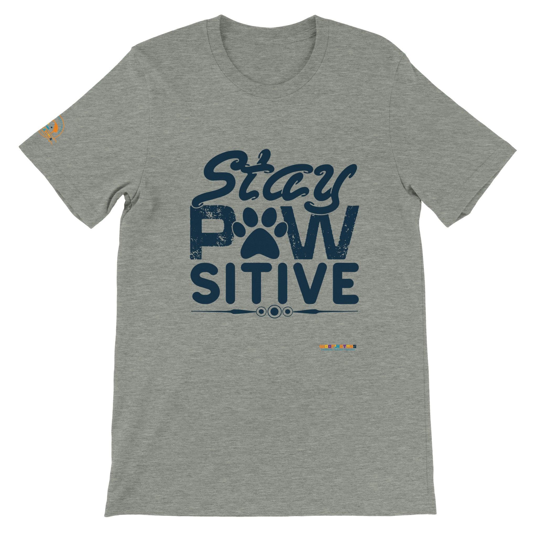 Stay Pawsitive T-shirt - Woofingtons