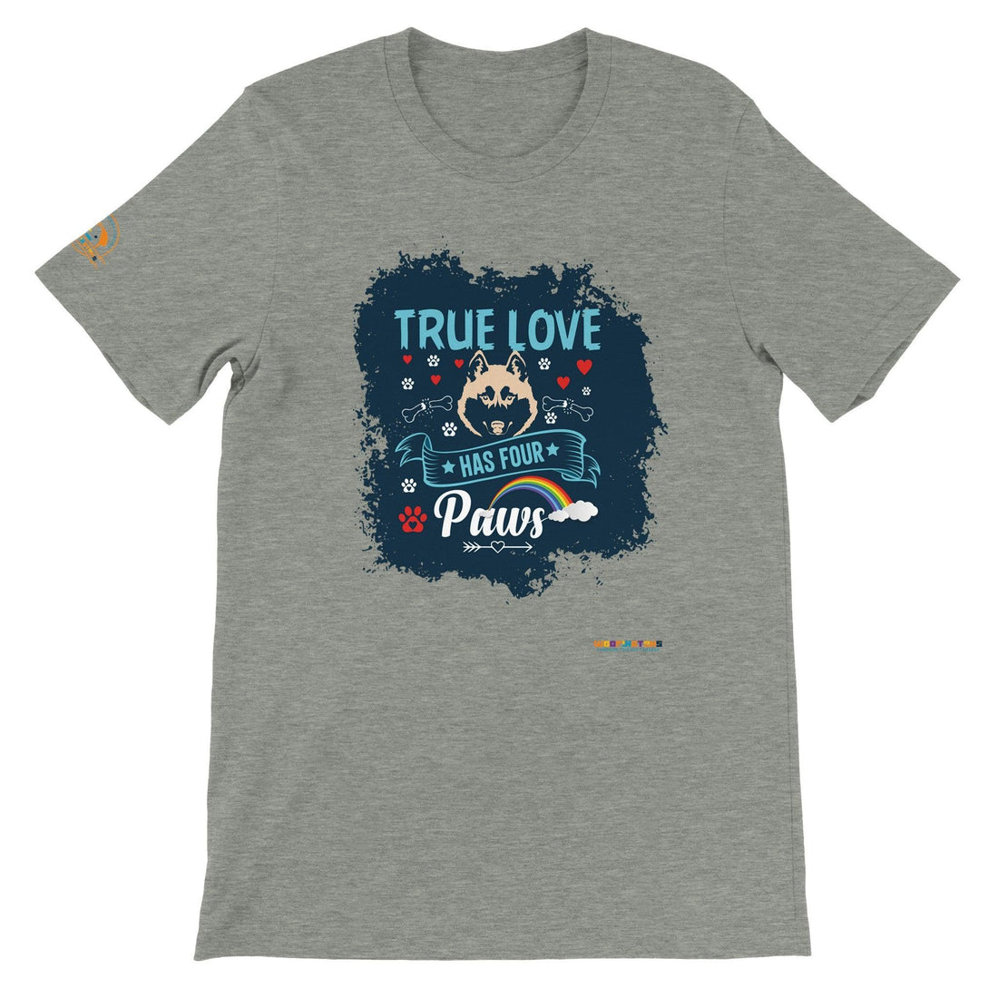 True Love Has Four Paws T-shirt - Woofingtons