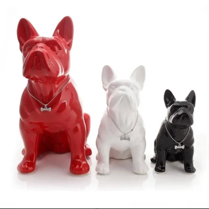 Nordic French Bulldog Statue for Home Decor - Woofingtons
