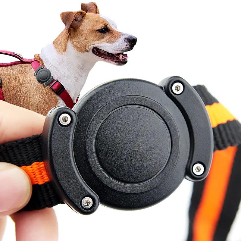Waterproof Apple Air Tag Dog Collar Holder - Woofingtons